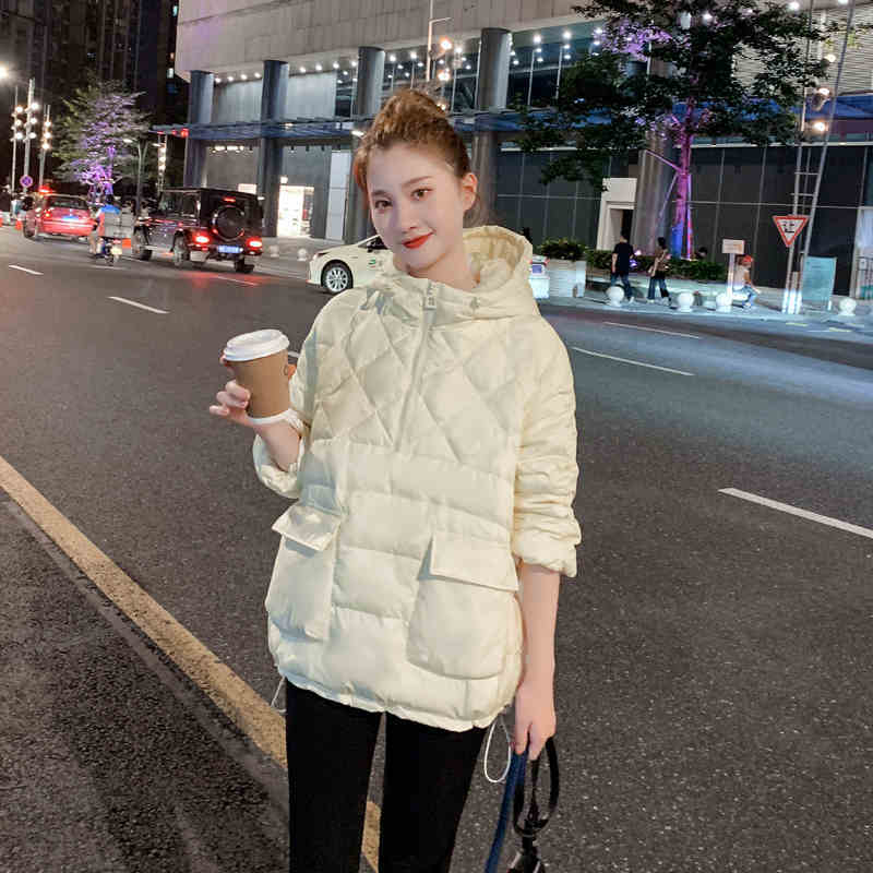 Fashionable White Duck Down Jacket