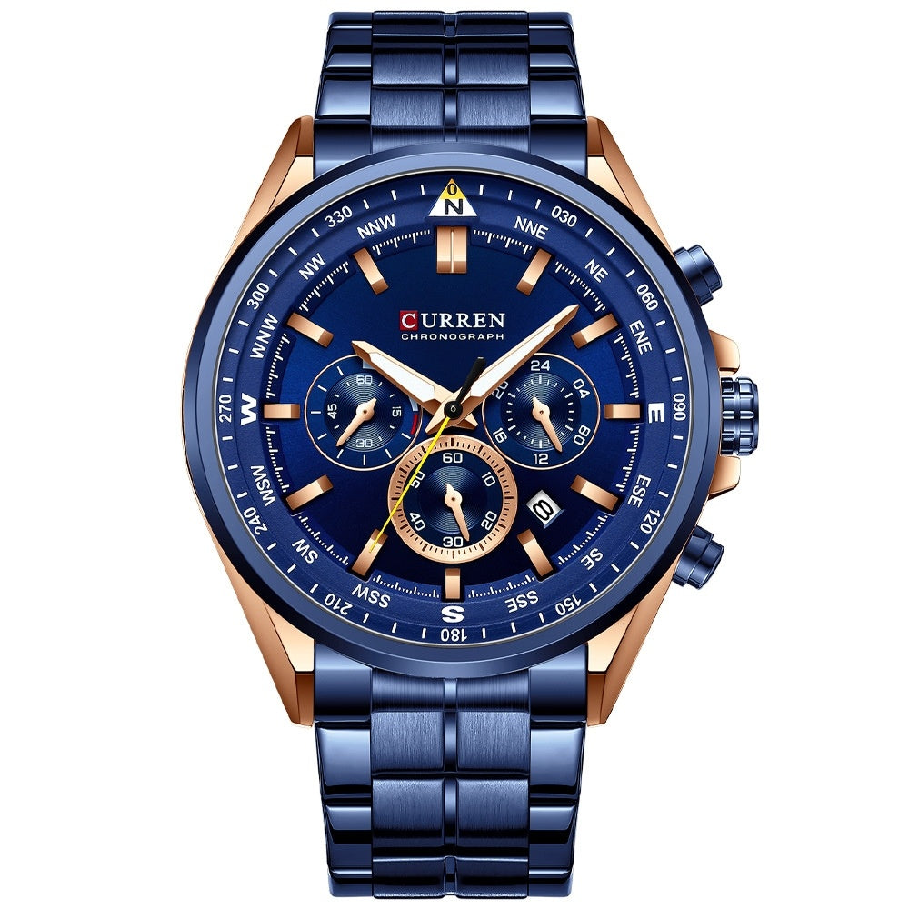 Men's Multifunction Quartz Watch
