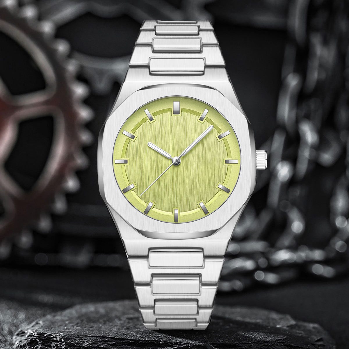 Men's Watch Luxurious Octagonal Large Dial