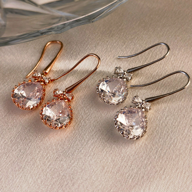 Crystal Retro Stud Earrings