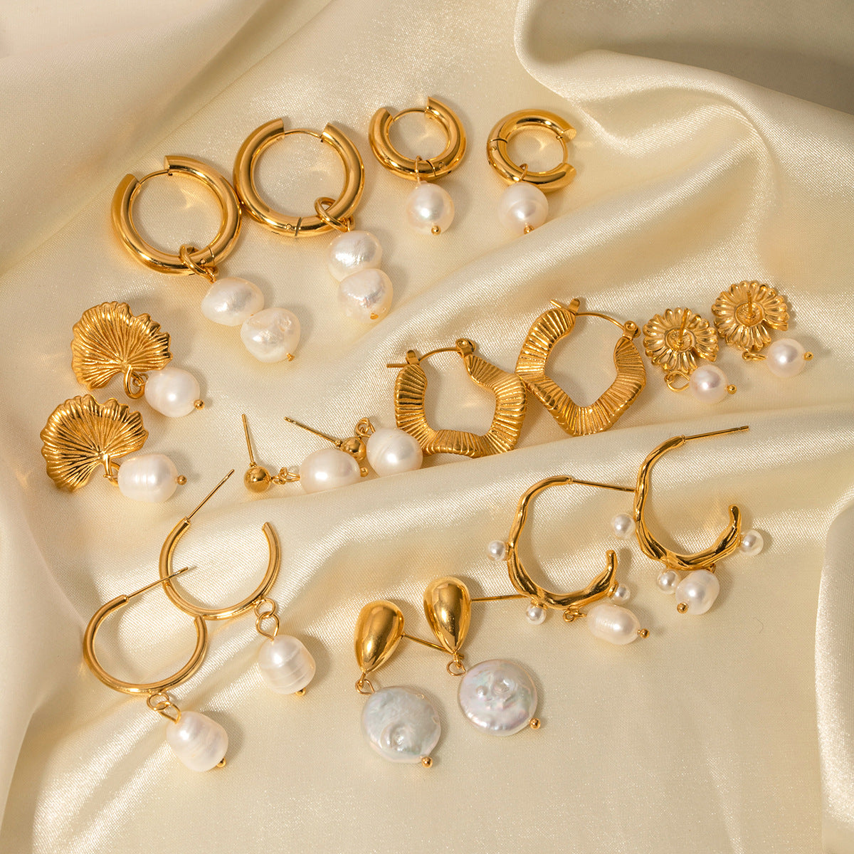 Stainless SteelPearl Earrings