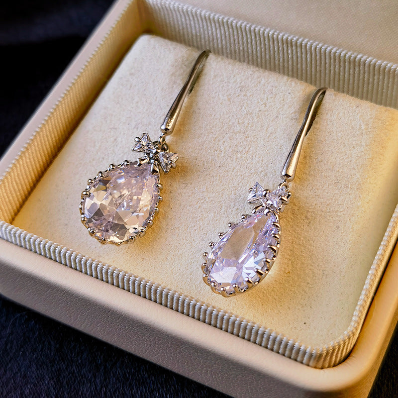 Crystal Retro Stud Earrings