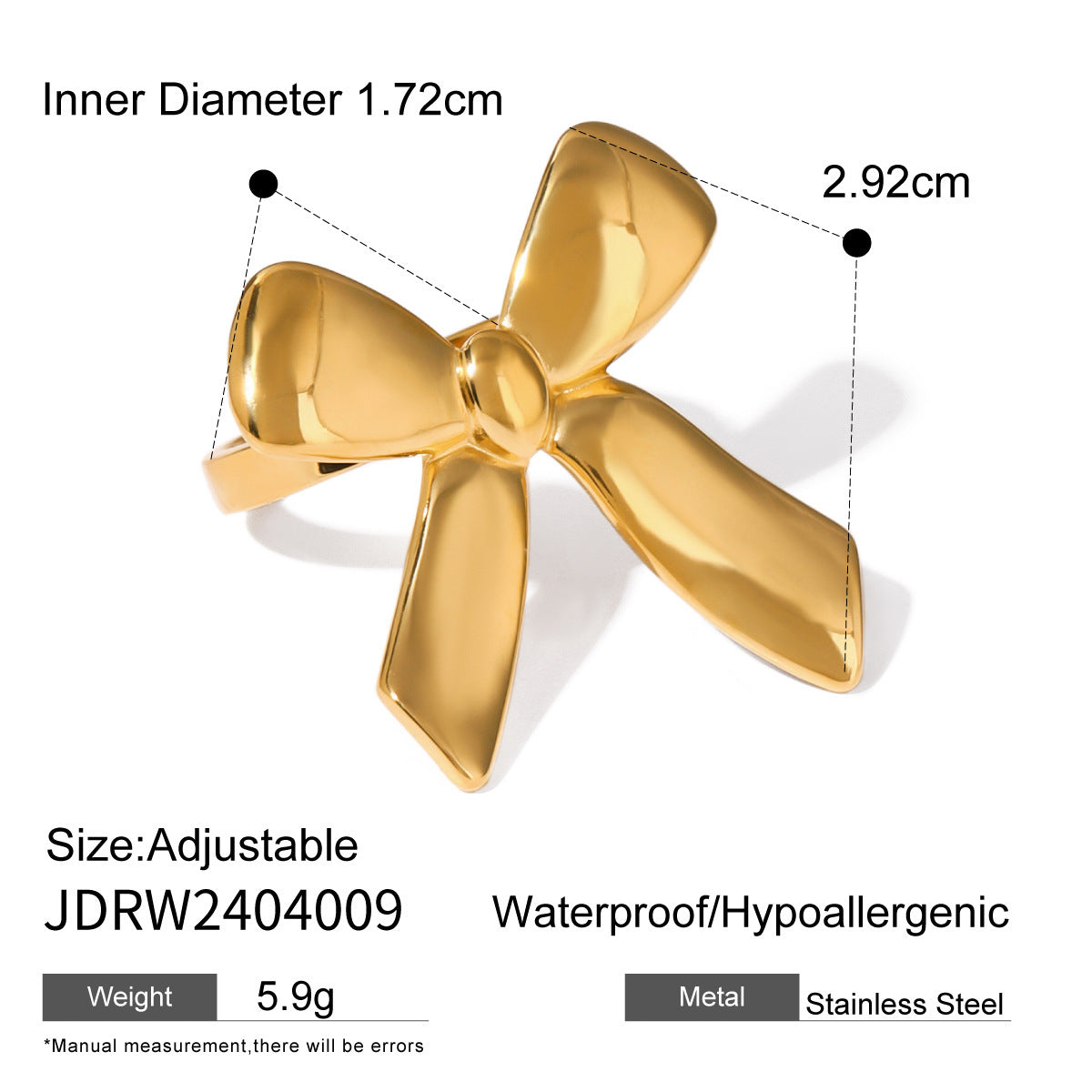 Stainless Steel Glossy Earrings
