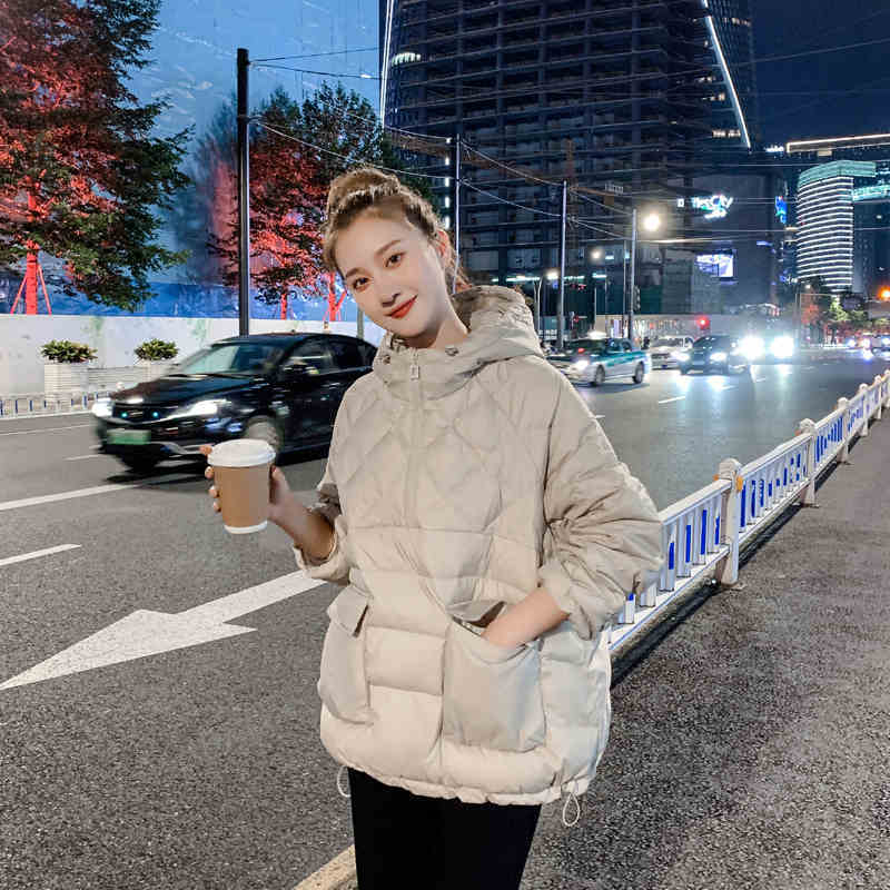 Fashionable White Duck Down Jacket