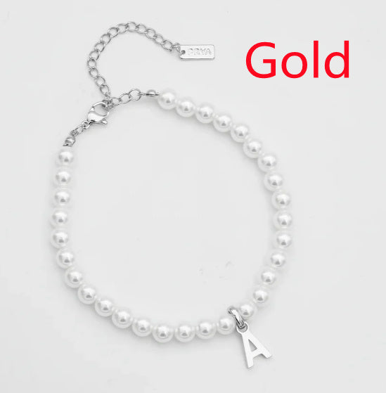 Fashionable English Pearl Bracelets