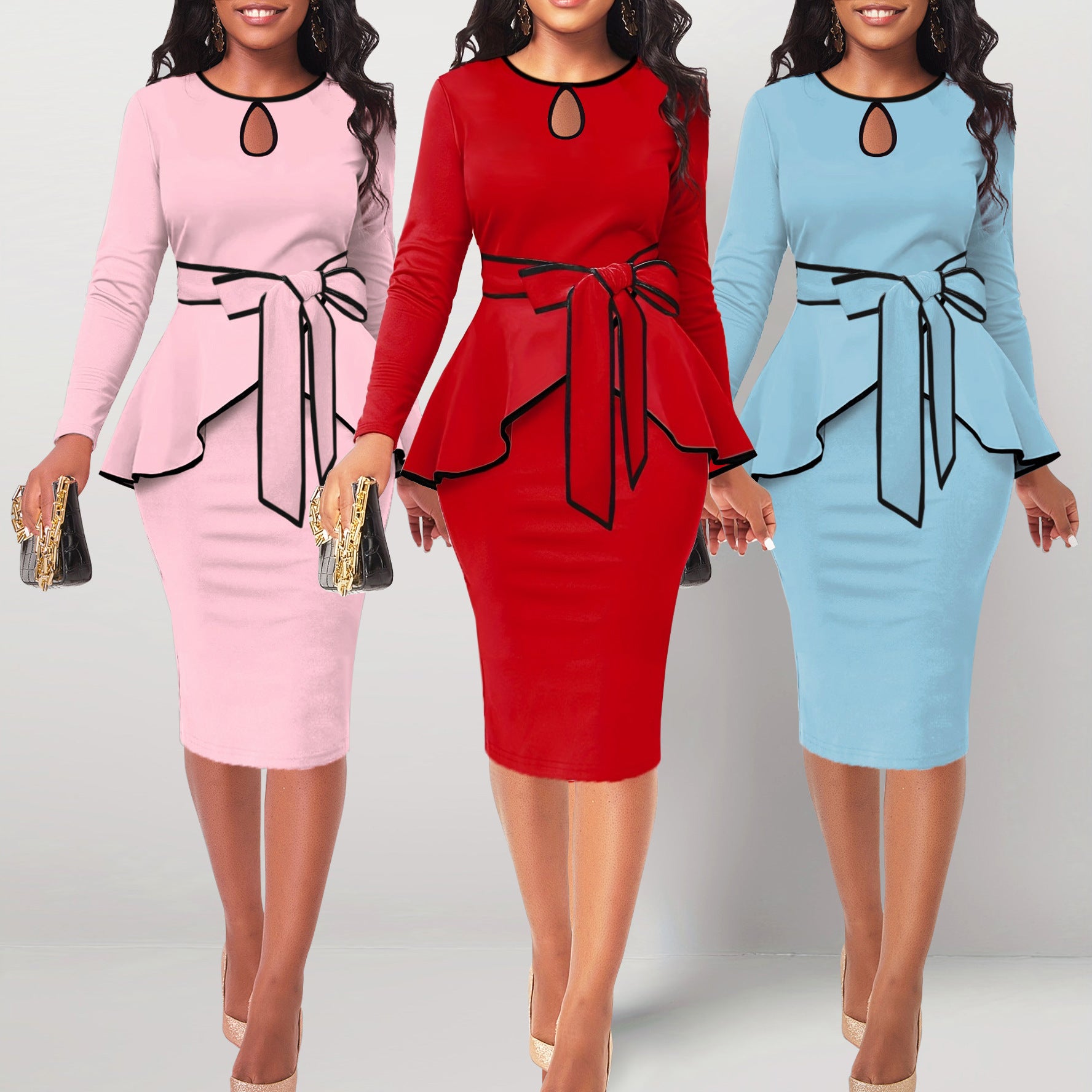 Irregular Suit Skirt Ruffle