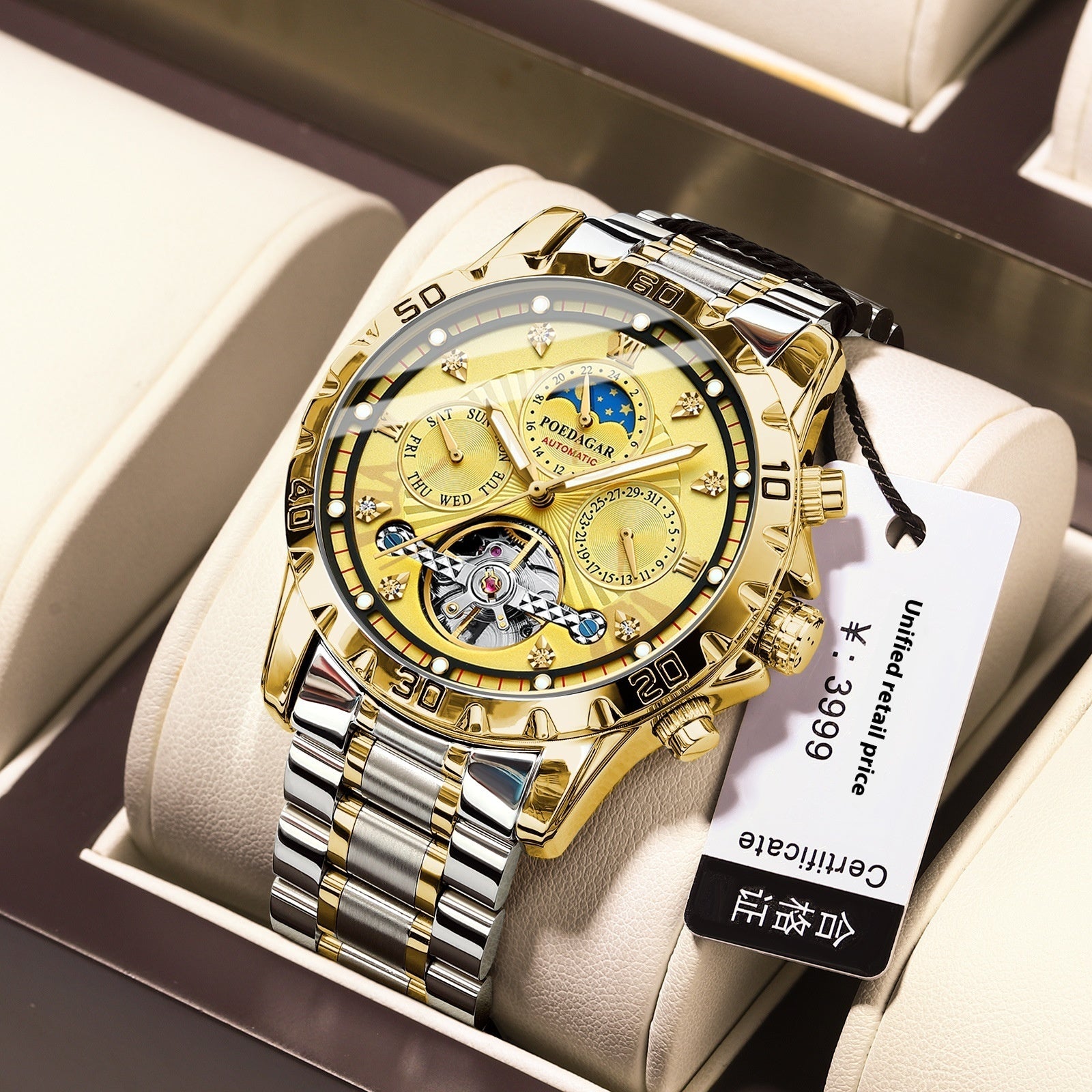 Men's Mechanical Watch Waterproof